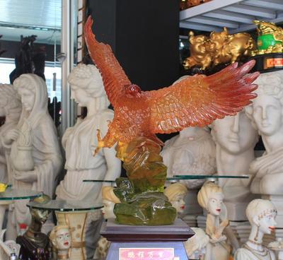 鵬程萬里，雄鷹展翅——老鷹工藝品創(chuàng)意擺件 大氣寓意，匠心之禮